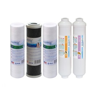 Komplet wkładów  RO6 - SUPREME do Odwróconej Osmozy SUPREME