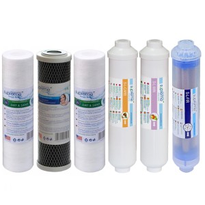 Komplet wkładów  RO7 - SUPREME do Odwróconej Osmozy SUPREME