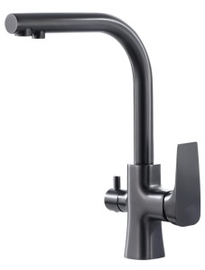 TIVOLI GRAFIT (GUN METAL) - Bateria Trójdrożna do wody filtrowanej